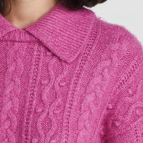 Pink free people cozy sweater in size large. - Picture 14 of 16